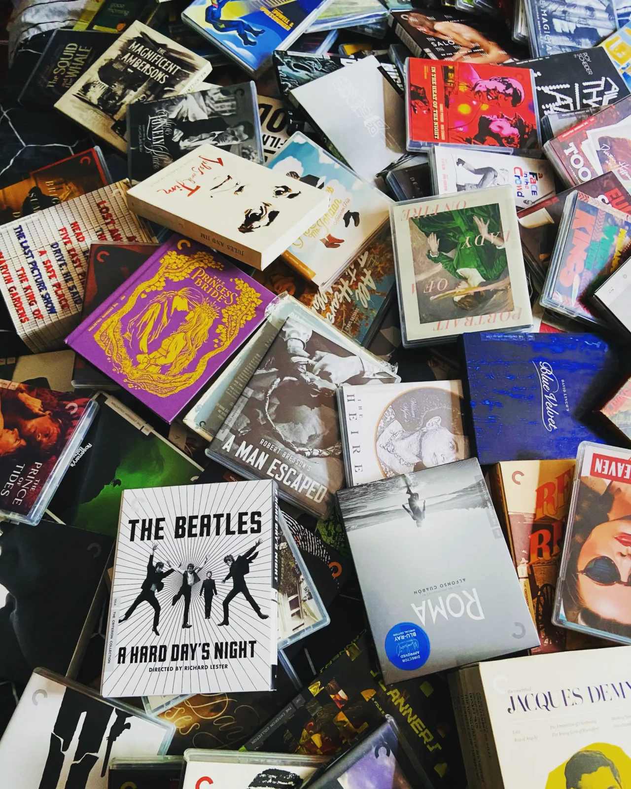 The Criterion Collection of the author amassed over years of collecting - The Return of Physical Media