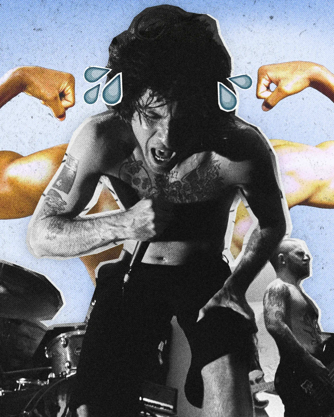 FITNESS_ A Niche Workout Guide for Every Member of a Rock Band Portrait