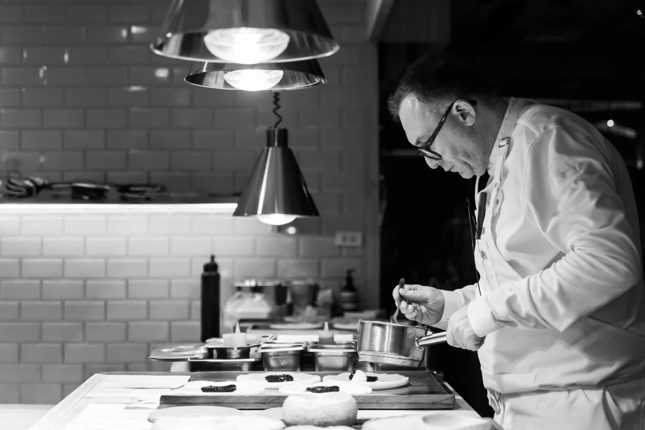 Chele González of Gallery by Chele and Aitor Zabala of Somni Dinner