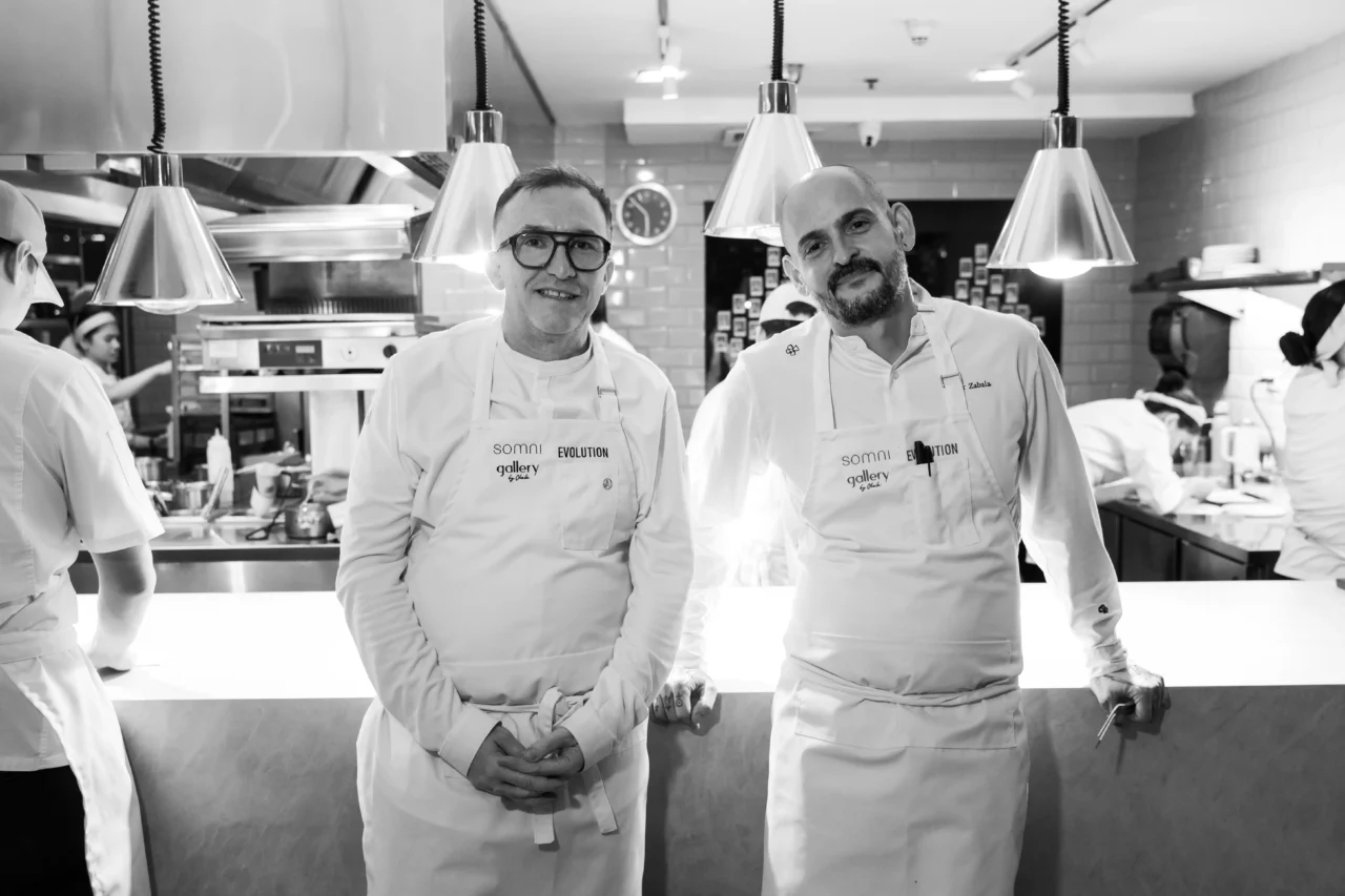 Chele González of Gallery by Chele and Aitor Zabala of Somni Dinner