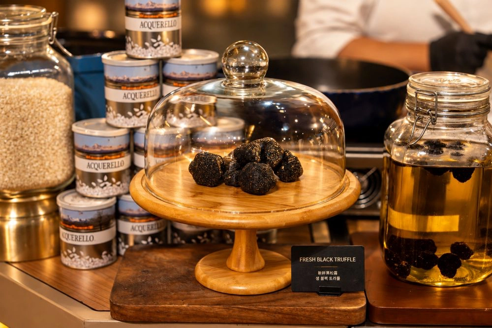 French Black Truffles and Argentinian Beef the Hit Solaire Buffet 1