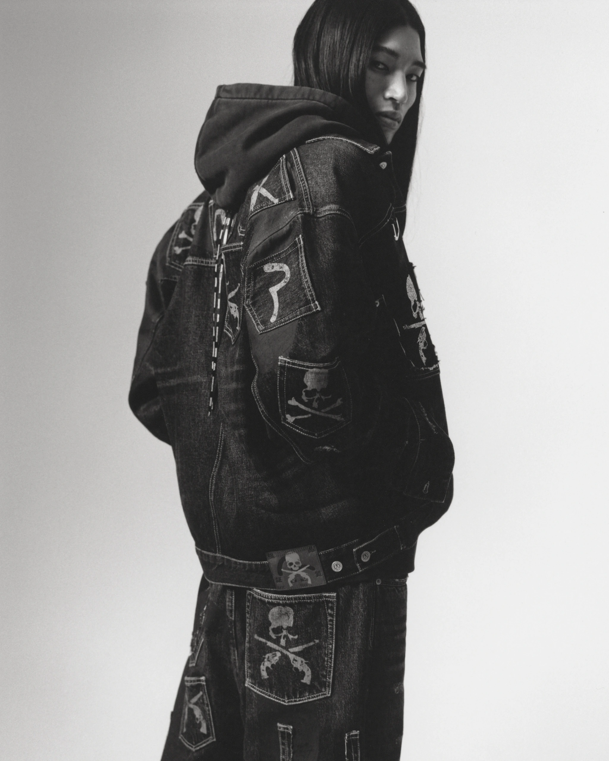 Collab Alert: Black Is the New Blue for EVISU, Mastermind JAPAN, and Roarguns
