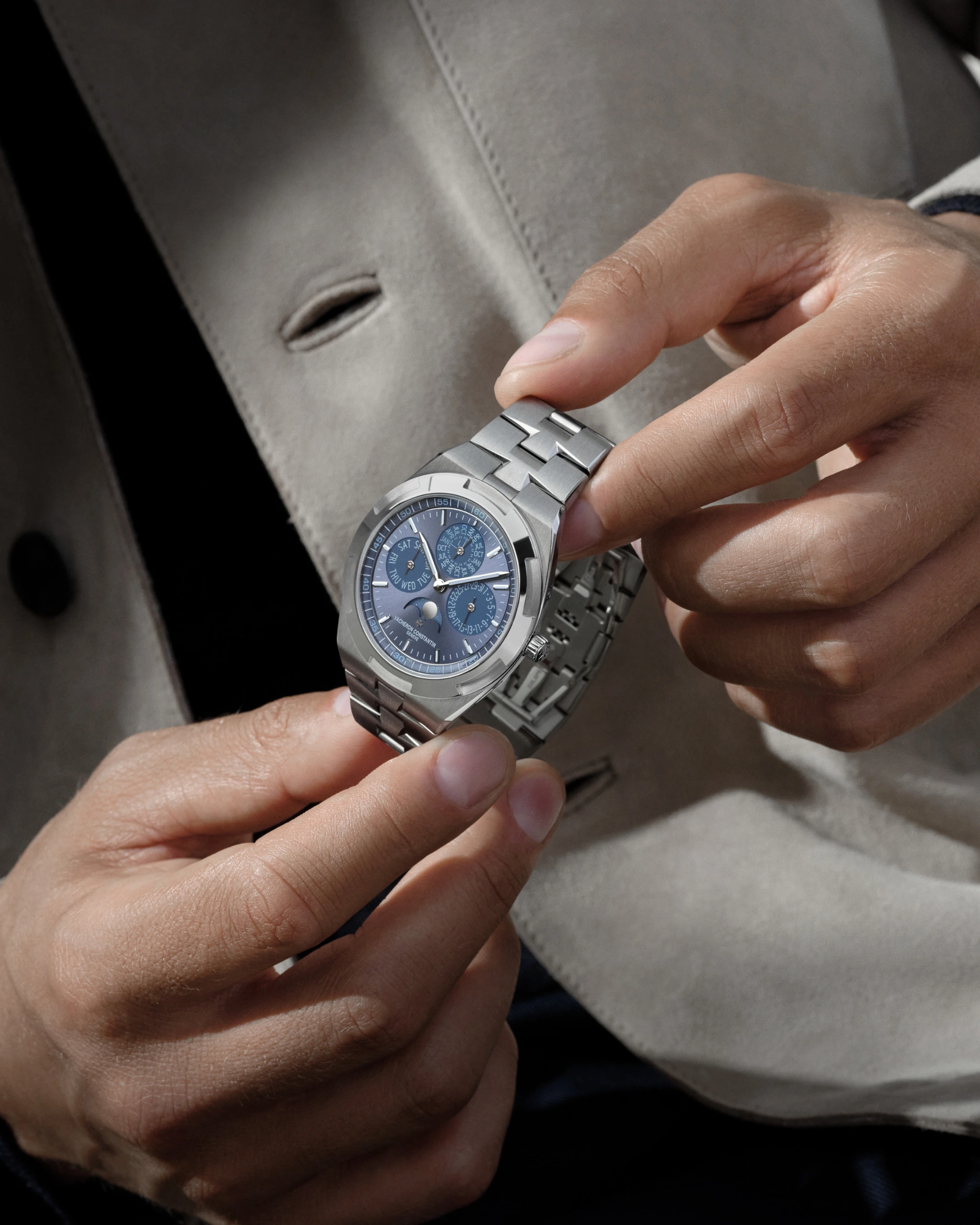 Vacheron Constantin Gives Its Overseas Perpetual Calendar a New Shade of Blue