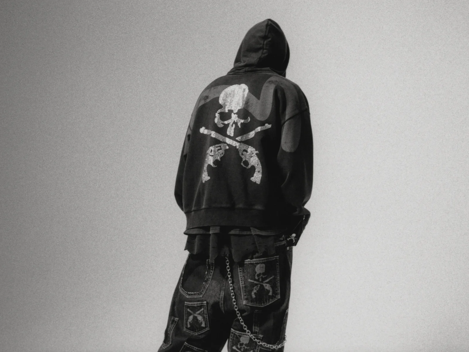 Collab Alert: Black Is the New Blue for EVISU, Mastermind JAPAN, and Roarguns