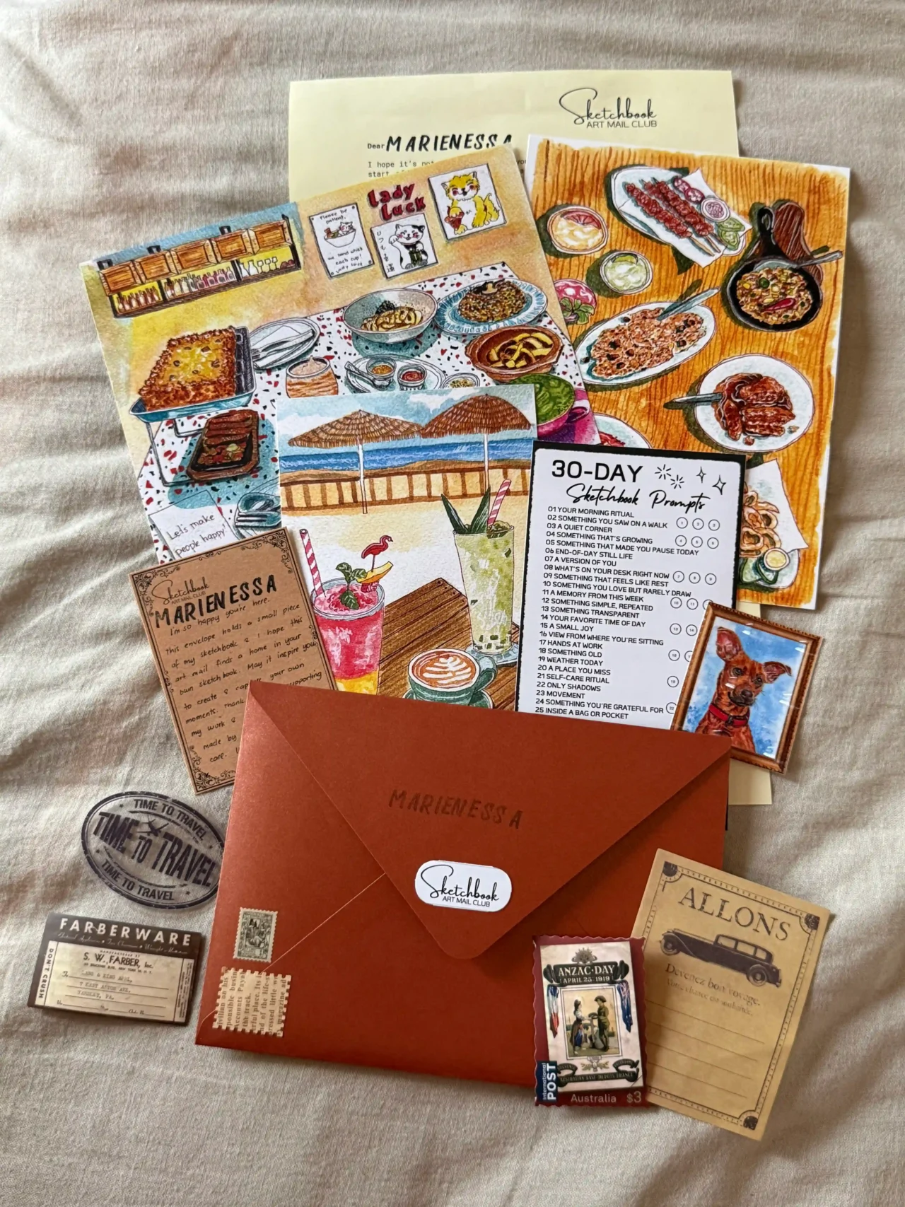 Sketchbook Art Mail